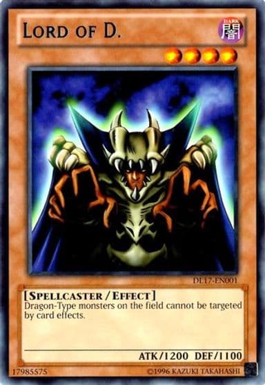 Lord of D Green Duelist League Promo Yu-Gi-Oh! card