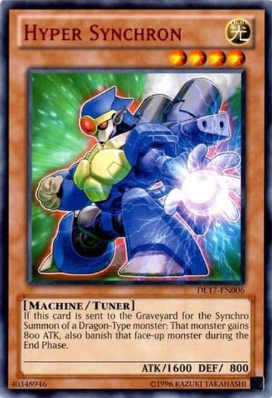 Hyper Synchron Red Duelist League Promo Yu-Gi-Oh! card