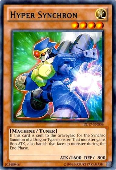 Hyper Synchron Blue Duelist League Promo Yu-Gi-Oh! card