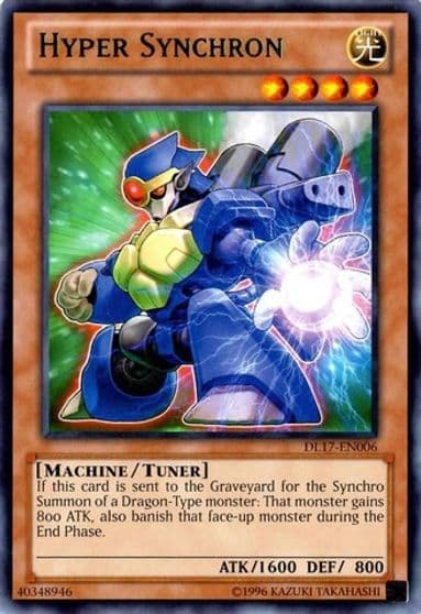 Hyper Synchron Green Duelist League Promo Yu-Gi-Oh! card