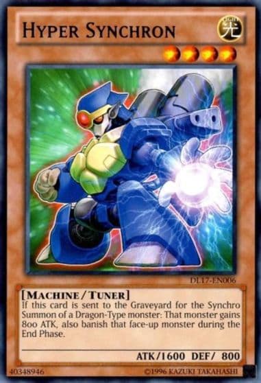 Hyper Synchron Purple Duelist League Promo Yu-Gi-Oh! card