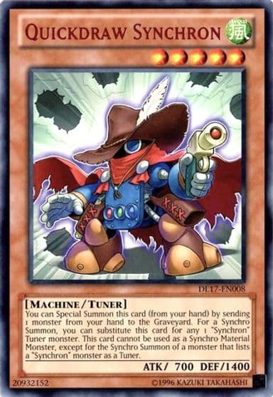 Quickdraw Synchron Red Duelist League Promo Yu-Gi-Oh! card