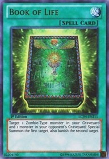 Book of Life Green Duelist League Promo Yu-Gi-Oh! card