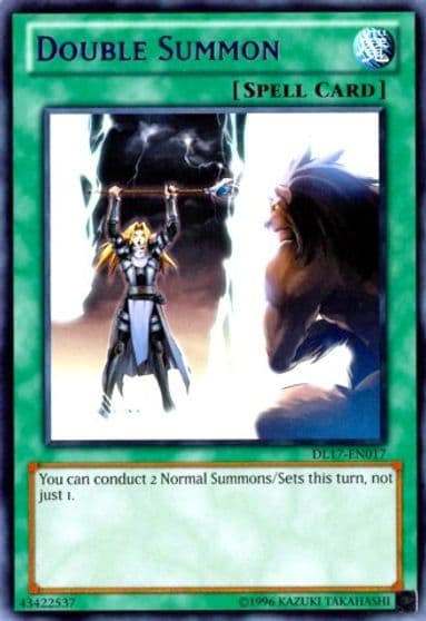 Double Summon Blue Duelist League Promo Yu-Gi-Oh! card