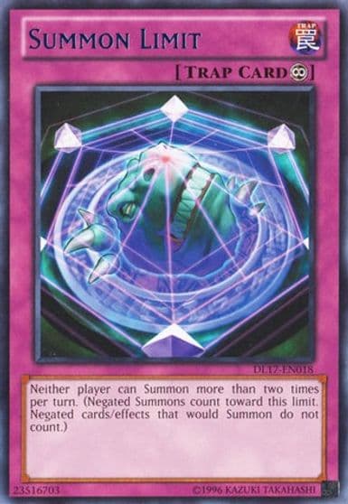 Summon Limit Blue Duelist League Promo Yu-Gi-Oh! card