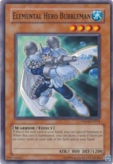 Elemental Hero Bubbleman Dark Revelation Volume 4 Yu-Gi-Oh! card