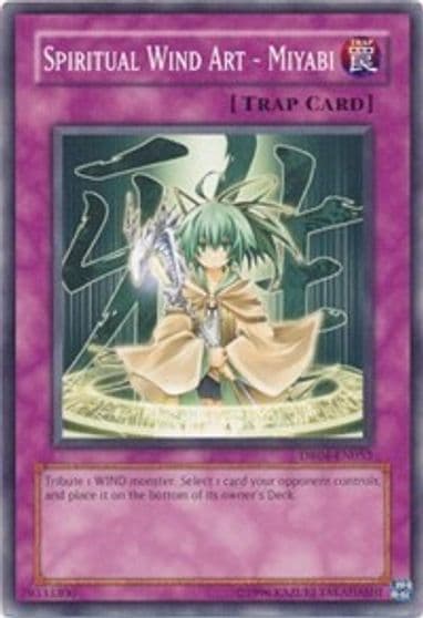 Spiritual Wind Art Miyabi Dark Revelation Volume 4 Yu-Gi-Oh! card