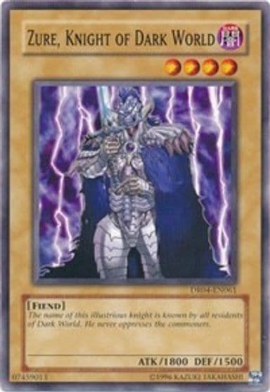 Zure Knight of Dark World Dark Revelation Volume 4 Yu-Gi-Oh! card