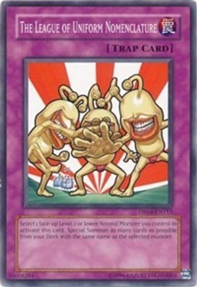 The League of Uniform Nomenclature Dark Revelation Volume 4 Yu-Gi-Oh! card