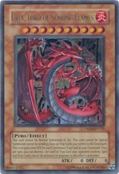 Uria Lord of Searing Flames Dark Revelation Volume 4 Yu-Gi-Oh! card