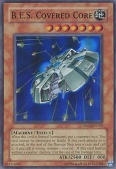 BES Covered Core Dark Revelation Volume 4 Yu-Gi-Oh! card