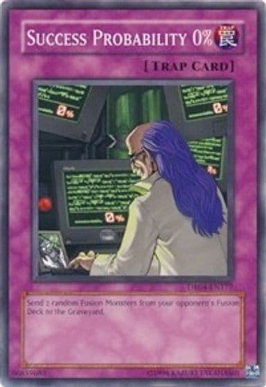 Success Probability 0% Dark Revelation Volume 4 Yu-Gi-Oh! card