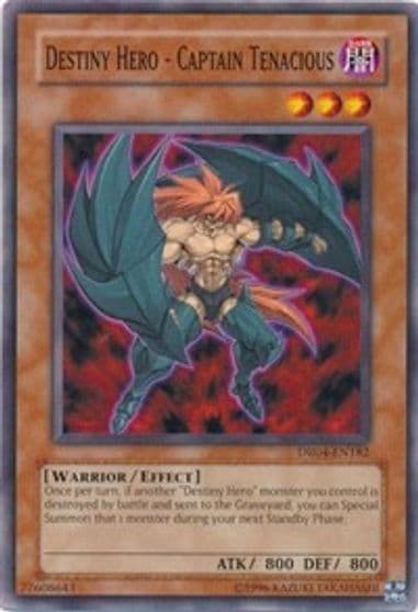 Destiny Hero Captain Tenacious Dark Revelation Volume 4 Yu-Gi-Oh! card