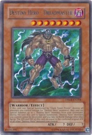Destiny Hero Dreadmaster Dark Revelation Volume 4 Yu-Gi-Oh! card