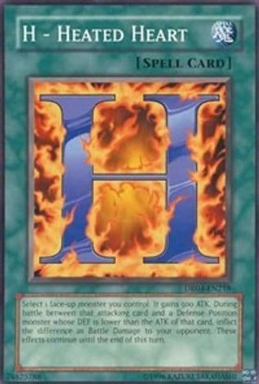 H Heated Heart Dark Revelation Volume 4 Yu-Gi-Oh! card