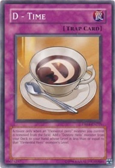 D Time Dark Revelation Volume 4 Yu-Gi-Oh! card