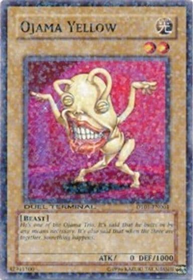 Ojama Yellow Duel Terminal 1 Yu-Gi-Oh! card