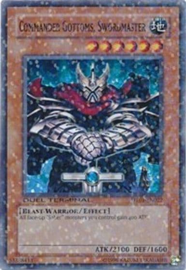 Commander Gottoms Swordmaster Duel Terminal 1 Yu-Gi-Oh! card