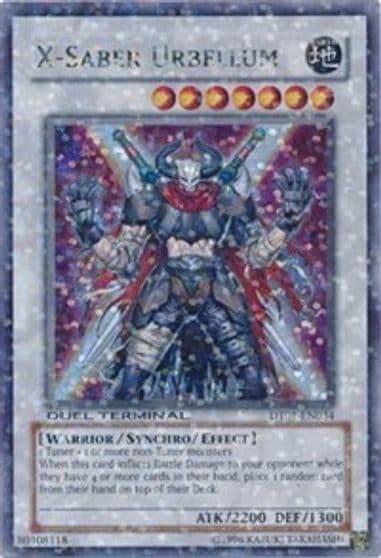X Saber Urbellum Duel Terminal 1 Yu-Gi-Oh! card