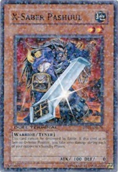 X Saber Pashuul Duel Terminal 1 Yu-Gi-Oh! card