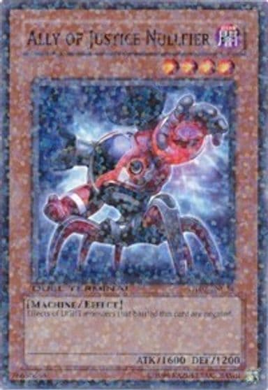 Ally of Justice Nullfier Duel Terminal 2 Yu-Gi-Oh! card