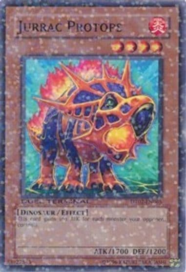 Jurrac Protops Duel Terminal 2 Yu-Gi-Oh! card