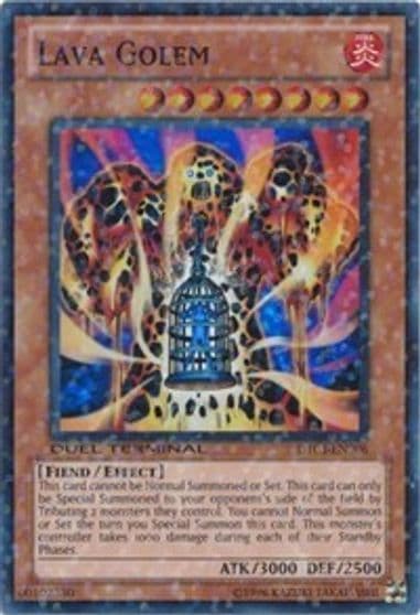 Lava Golem Duel Terminal 3 Yu-Gi-Oh! card