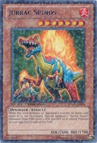 Jurrac Spinos Duel Terminal 3 Yu-Gi-Oh! card