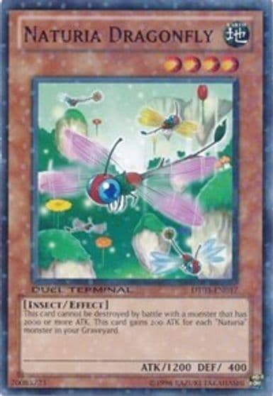 Naturia Dragonfly Duel Terminal 3 Yu-Gi-Oh! card