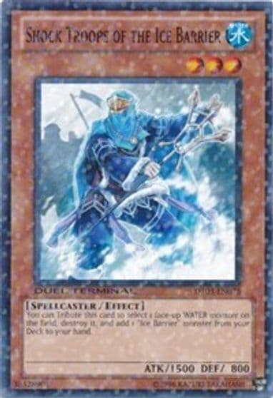 Shock Troops of the Ice Barrier Duel Terminal 3 Yu-Gi-Oh! card