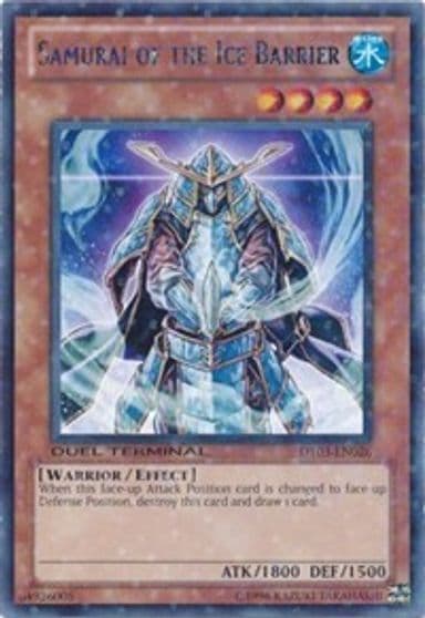 Samurai of the Ice Barrier Duel Terminal 3 Yu-Gi-Oh! card