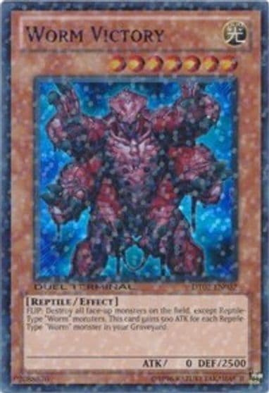 Worm Victory Duel Terminal 3 Yu-Gi-Oh! card