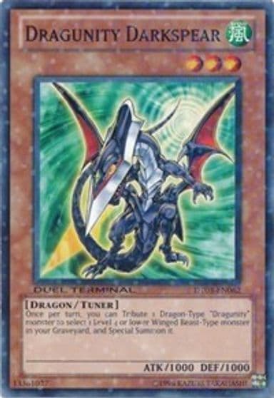 Dragunity Darkspear Duel Terminal 3 Yu-Gi-Oh! card