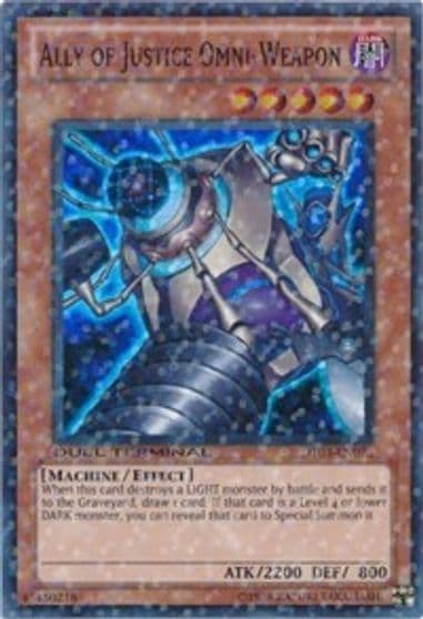Ally of Justice Omni Weapon Duel Terminal 3 Yu-Gi-Oh! card