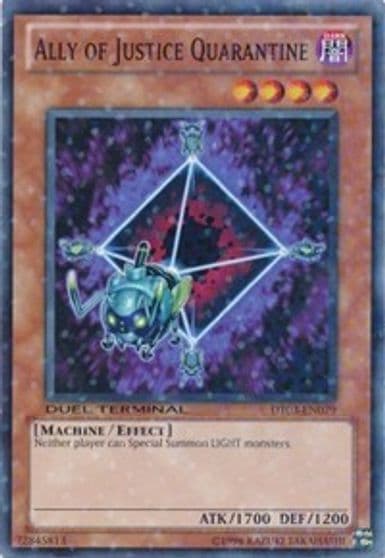 Ally of Justice Quarantine Duel Terminal 3 Yu-Gi-Oh! card