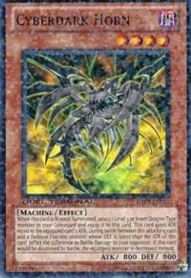 Cyberdark Horn Duel Terminal 4 Yu-Gi-Oh! card