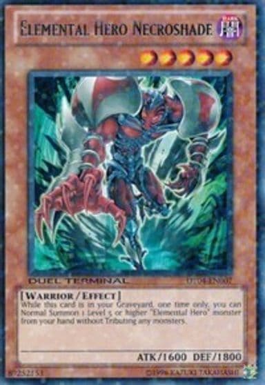 Elemental Hero Necroshade Duel Terminal 4 Yu-Gi-Oh! card