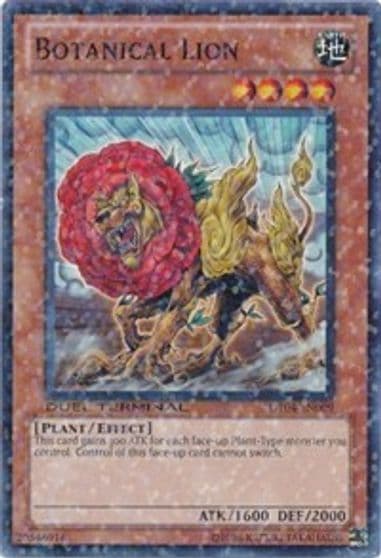 Botanical Lion Duel Terminal 4 Yu-Gi-Oh! card