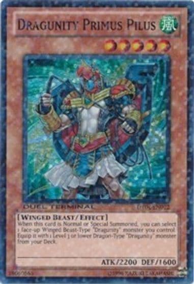Dragunity Primus Pilus Duel Terminal 4 Yu-Gi-Oh! card