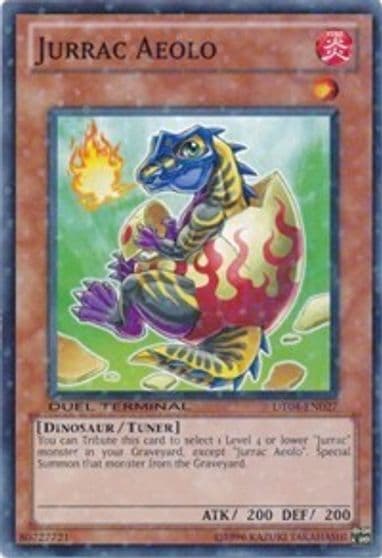 Jurrac Aeolo Duel Terminal 4 Yu-Gi-Oh! card