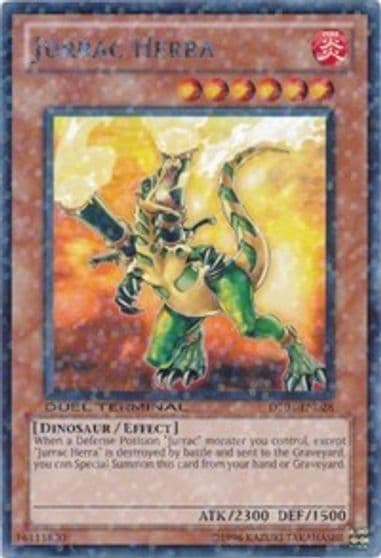 Jurrac Herra Duel Terminal 4 Yu-Gi-Oh! card