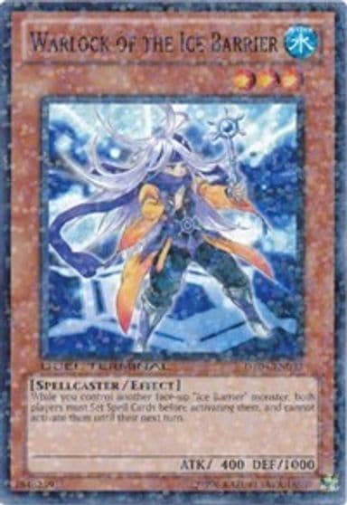 Warlock of the Ice Barrier Duel Terminal 4 Yu-Gi-Oh! card