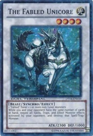 The Fabled Unicore Duel Terminal 4 Yu-Gi-Oh! card