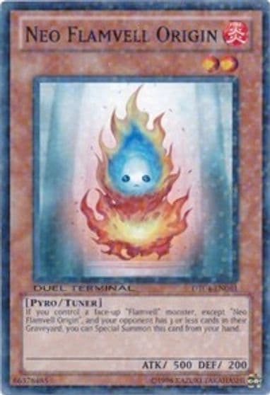 Neo Flamvell Origin Duel Terminal 4 Yu-Gi-Oh! card