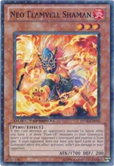 Neo Flamvell Shaman Duel Terminal 4 Yu-Gi-Oh! card