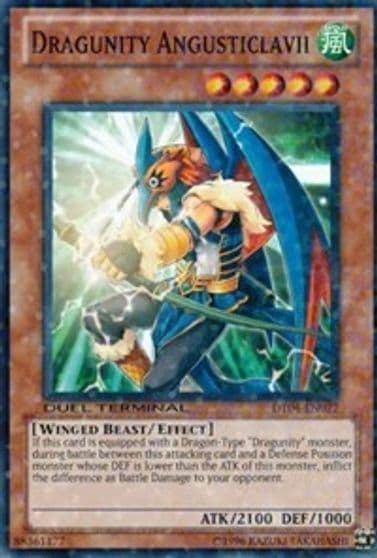 Dragunity Angusticlavii Duel Terminal 4 Yu-Gi-Oh! card