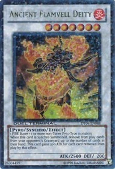 Ancient Flamvell Deity Duel Terminal 4 Yu-Gi-Oh! card