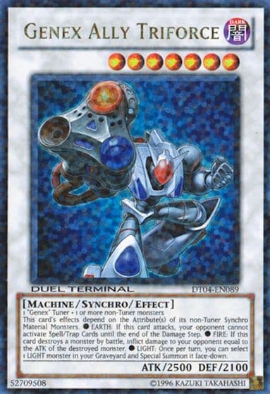 Genex Ally Triforce Duel Terminal 4 Yu-Gi-Oh! card
