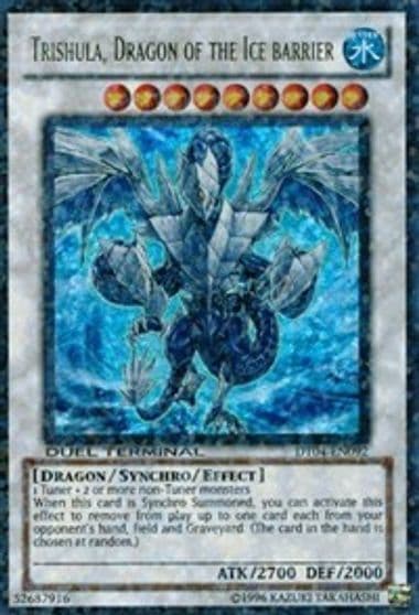 Trishula Dragon of the Ice Barrier Duel Terminal 4 Yu-Gi-Oh! card