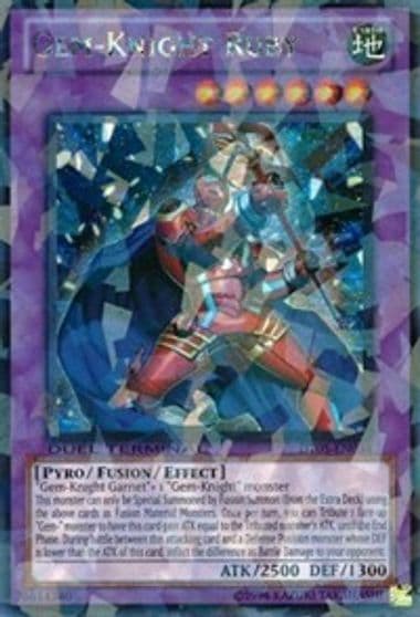 Gem Knight Ruby Duel Terminal 5 Yu-Gi-Oh! card